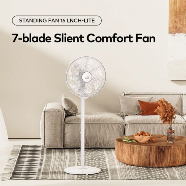 itel 16 Inch Electric Fan 3 Speed Powerful Airflow Elegant Design - Image 2