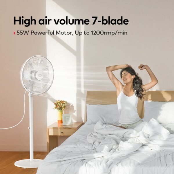 itel 16 Inch Electric Fan 3 Speed Powerful Airflow Elegant Design - Image 4