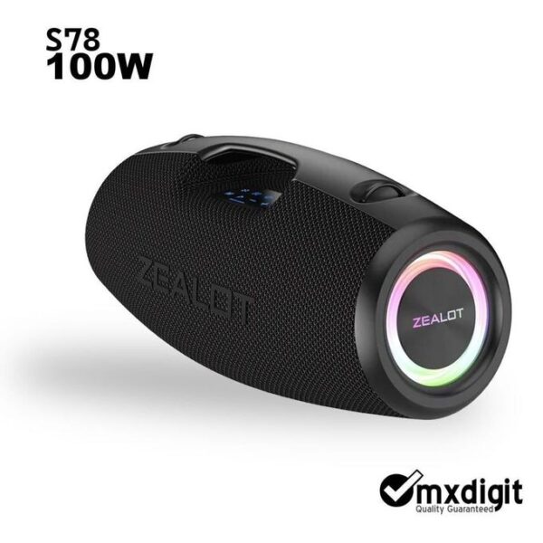 Zealot 100W Super Bass Bluetooth Speaker With 24000mAh Battery S78 - Image 2