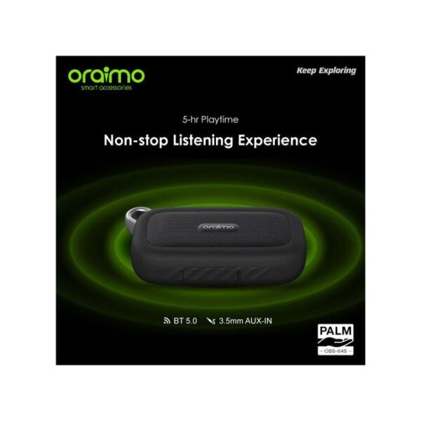 Oraimo Palm Powerful Bass Ultra-Portable Wireless Speaker OBS-04S - Image 3