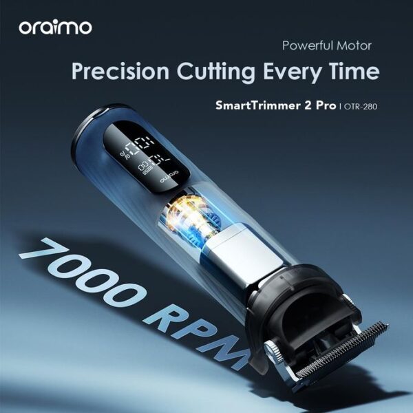 Oraimo Smart-Trimmer 2 Pro 7000RPM Powerful Trimmer Clipper OTR-280 - Image 7