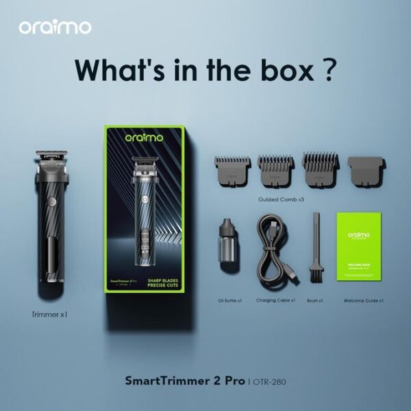 Oraimo Smart-Trimmer 2 Pro 7000RPM Powerful Trimmer Clipper OTR-280 - Image 8