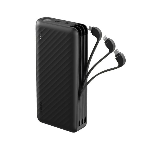 Oraimo OPB-P5271 Traveler Link 27 27000mAh 3 Built-in Charging Cables AniFast 12W Fast Charge Power Bank