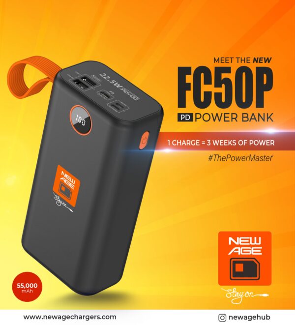 Fc50 55000mah Pd Power Bank