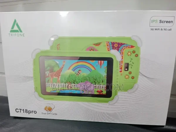 Trifone C718 Pro Kids Tablets - 7"HD - 64GB ROM - 4GB RAM - 5G SIM + WiFi - 3200mAh