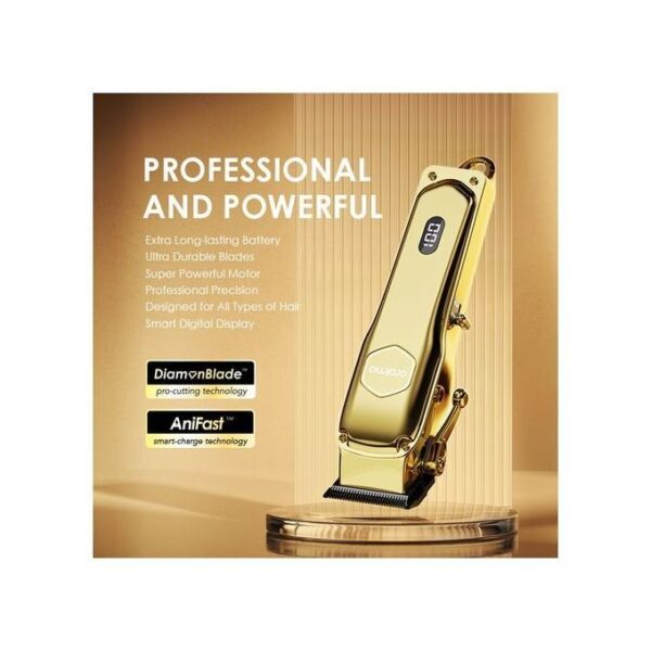 Oraimo Smart-Clipper 2 Gold DiamonBlade Professional Cordless Hair Clipper OPC-CL30G - Image 2