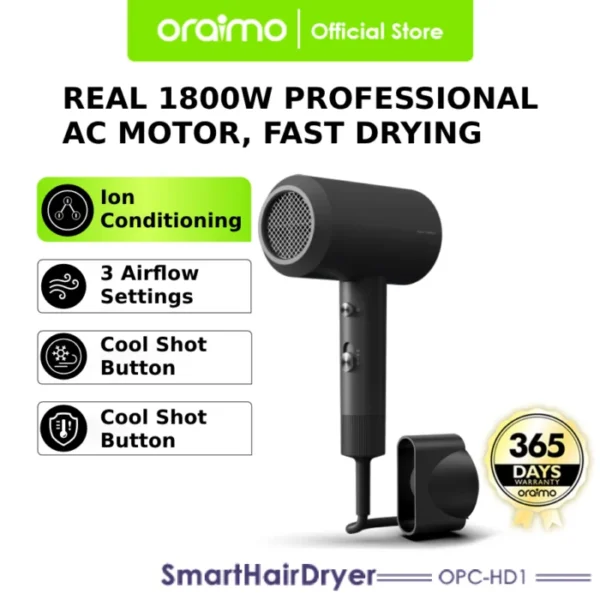 ORAIMO-OPC-HD1-SMART HAIR DRYER - Image 6