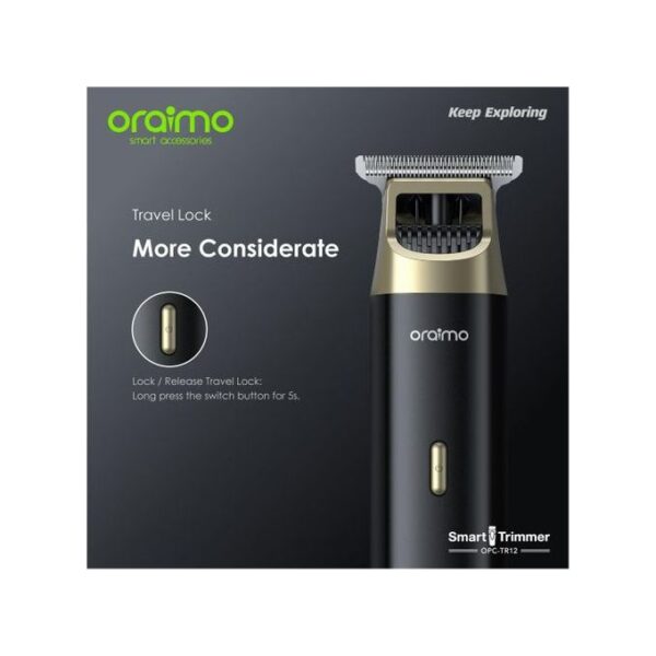 Oraimo Smart-Trimmer 2 Adjustable Speed Trimmer Clipper OPC-TR12 - Image 5