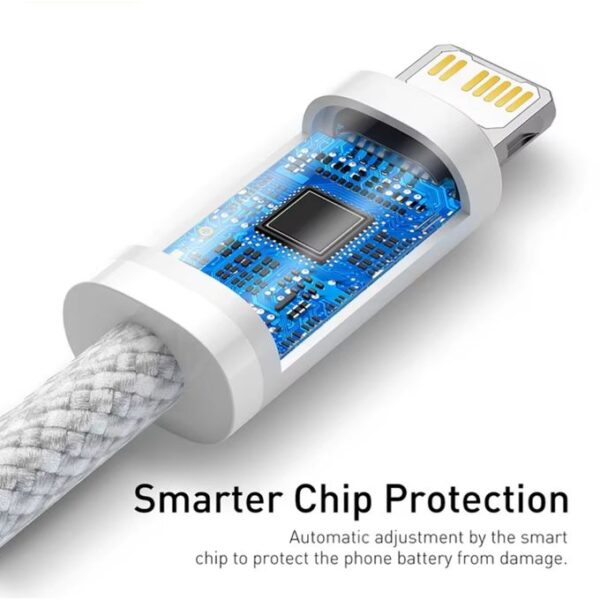 TYPE A1 20W Original Iphone Fast Data PD Type C To Lightning Charging Cord For Iphone Fast Charger 11/12/13/14 Etc (braided) - Image 3