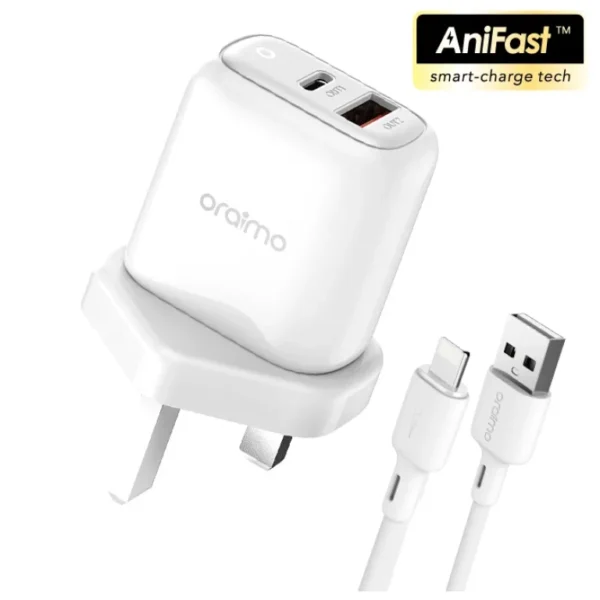 Oraimo FireFly 2U Charger Kit (Model: OCW-U67D+L53)