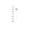 itel 5 Sockets Extension Box With 3 USB Ports - ISU-1521WU
