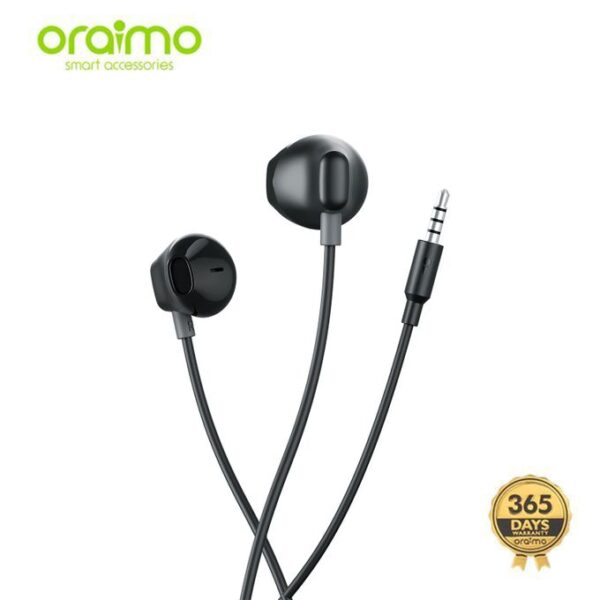 Oraimo Earphone oraimo OEP-320 Black With Mic