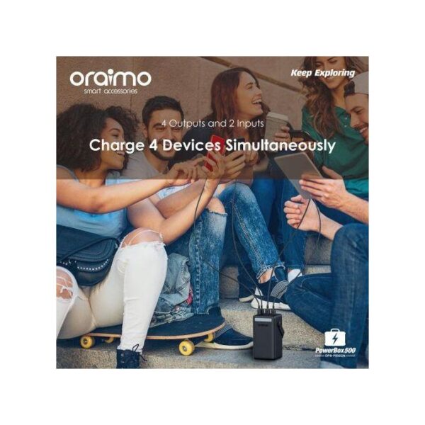 Oraimo Power-Box 500 22.5W 50000mAh Power-Bank With Type-C In-put And Out-put OPB-P500QN - Image 4