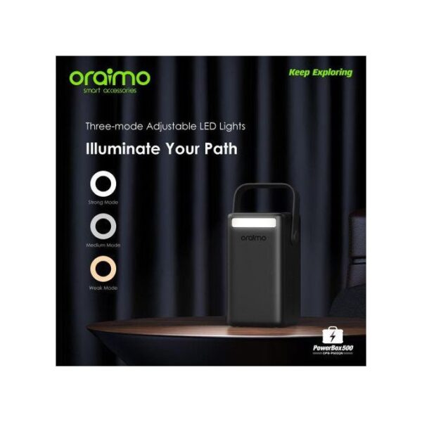 Oraimo Power-Box 500 22.5W 50000mAh Power-Bank With Type-C In-put And Out-put OPB-P500QN - Image 5