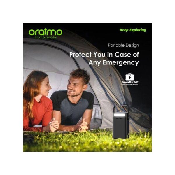 Oraimo Power-Box 500 22.5W 50000mAh Power-Bank With Type-C In-put And Out-put OPB-P500QN - Image 7