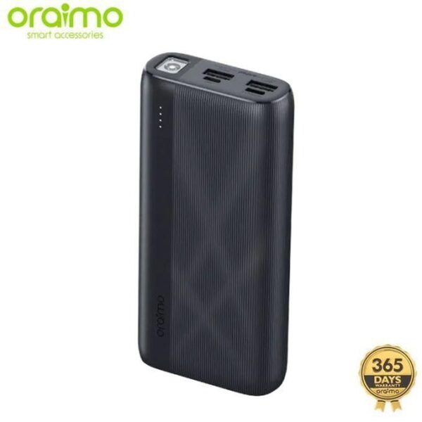 Oraimo Traveler-4 20000mAh 10.5W Fast-Charging Power-Bank + LED Torch-Light OPB-7204Q