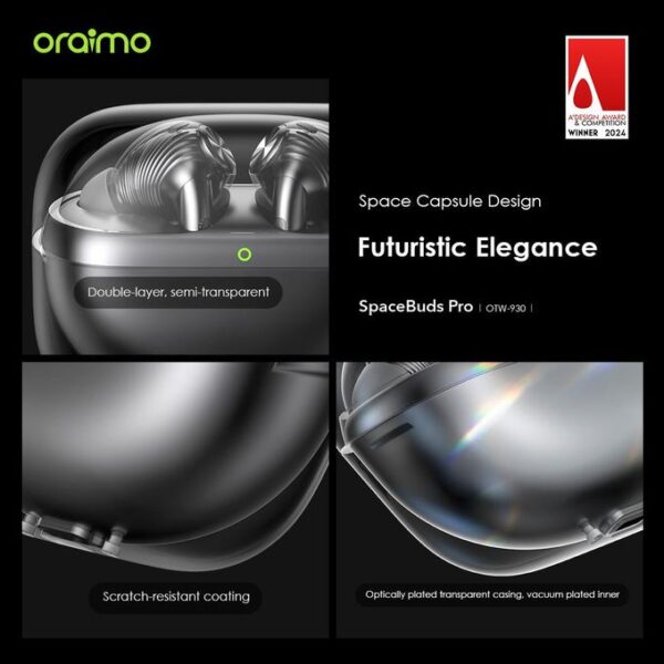 Oraimo SpaceBuds-Pro 50dB Hybrid ANC True Wireless Earbuds OTW-930 - Image 6