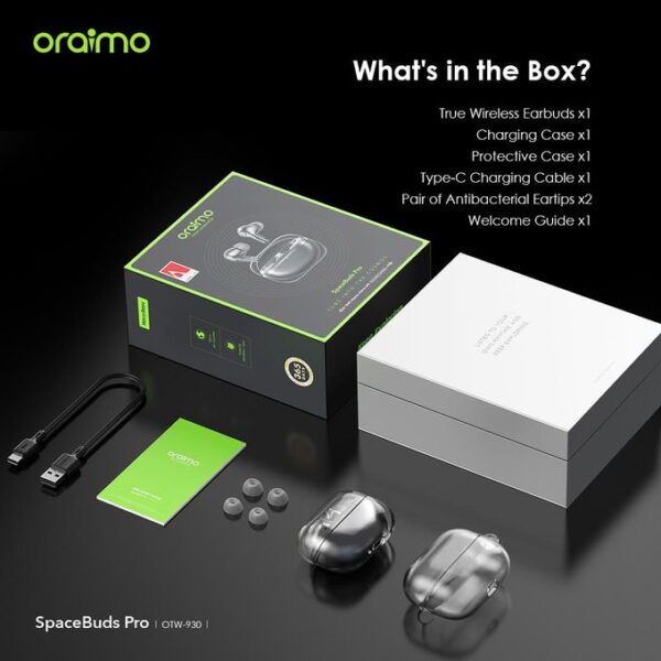 Oraimo SpaceBuds-Pro 50dB Hybrid ANC True Wireless Earbuds OTW-930 - Image 7