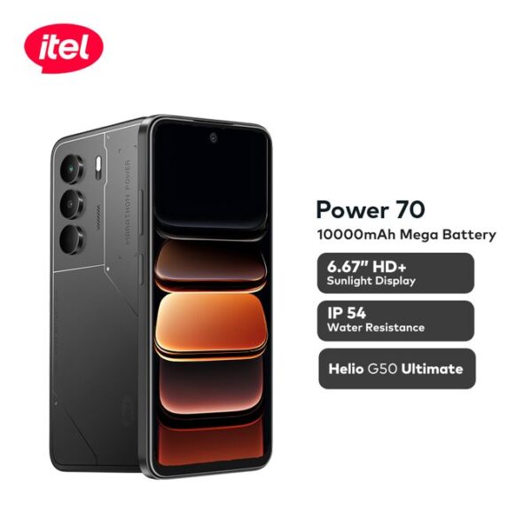 itel Power 70 6.67'' HD 4+4GB RAM/128GB ROM Andriod U