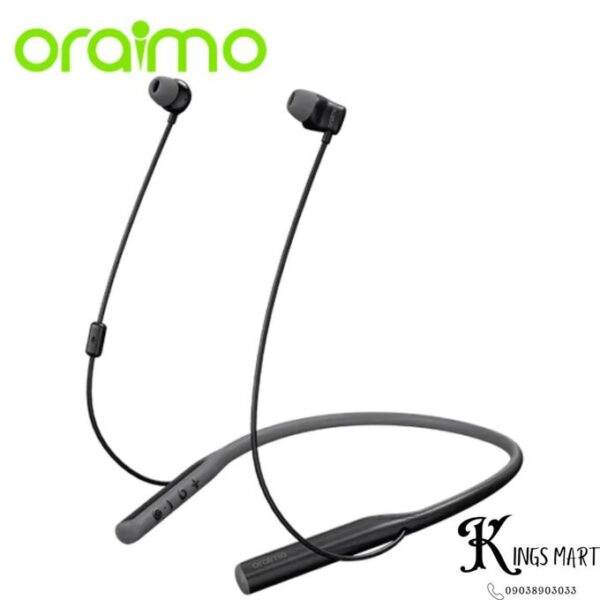 Oraimo Necklace 4 Dual EQ Multiple Connection 50-hr playtime Quick Charge Neckband Earphone OEB-E50D