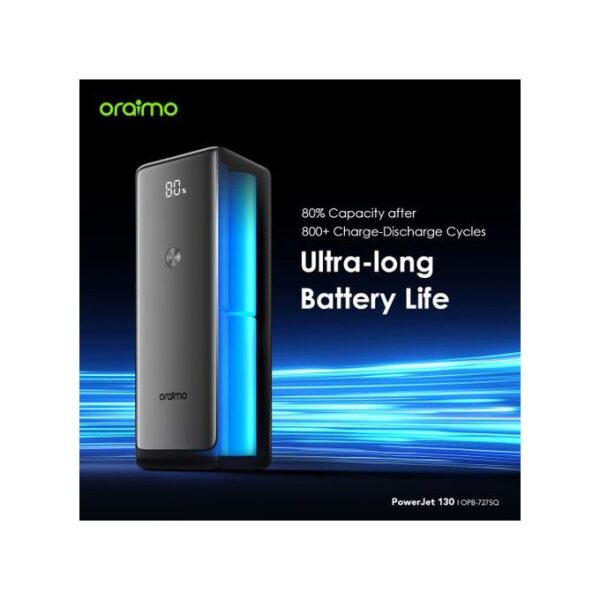 Oraimo Power-Jet 130 27600mAh 130W Fast Laptop Power-Bank OPB-727SQ - Image 5