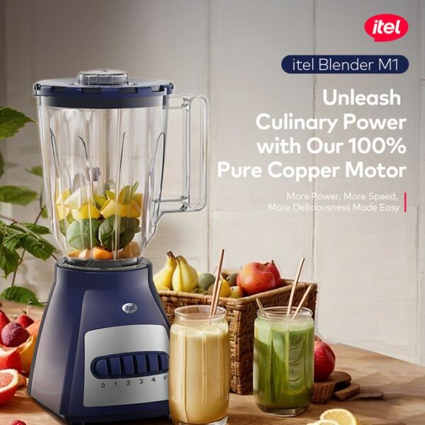 itel 1.5 Litres M1 Blender (IESA-01)500W 4speeds - Image 2