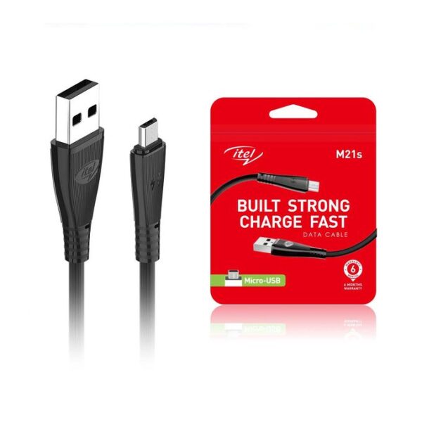 itel ICD-M21S 2.1A Fast Charging Durable Micro-USB Cable