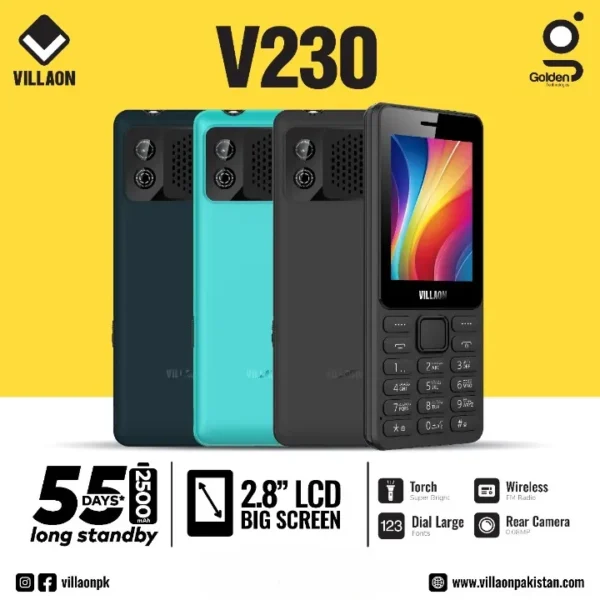 Villaon V230 - 2.8Inch Display - 2500mAh Battery - Dual Sim