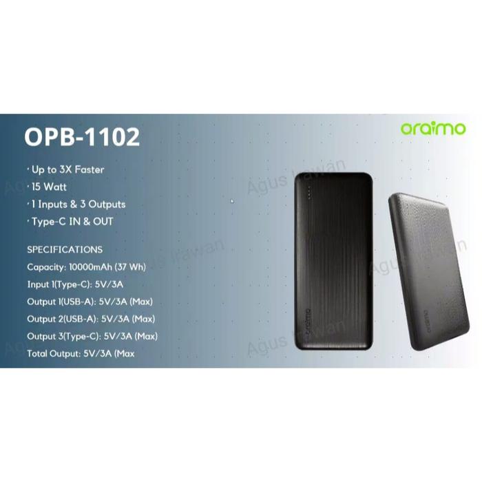 Oraimo Power bank OPB 1102 - Image 2