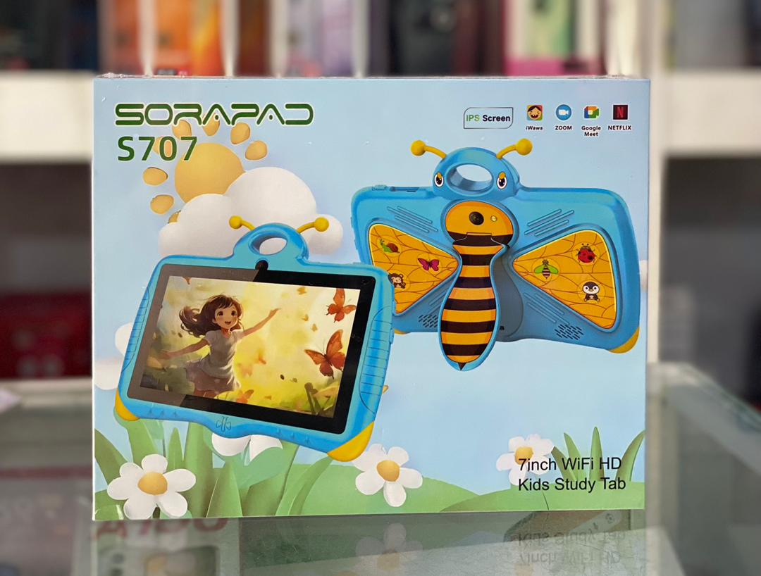 TRIFONE Sorapad S707 7" Kids Educational Tablet Android 14, 256GB RAM