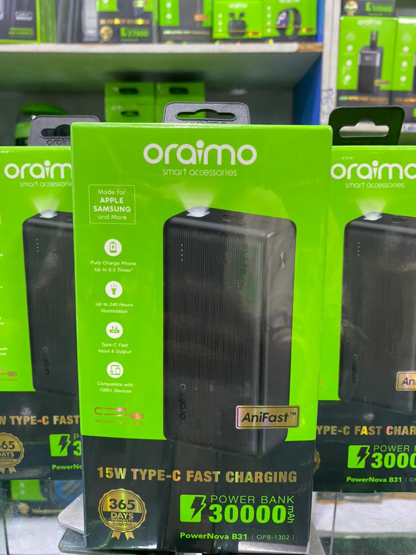 Oraimo Power bank30,000mah PowerNova B31 | OPB-1302