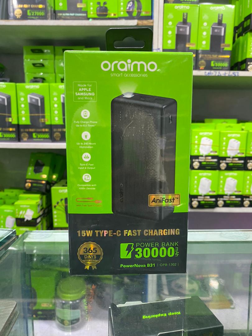 Oraimo Power bank30,000mah PowerNova B31 | OPB-1302 - Image 2