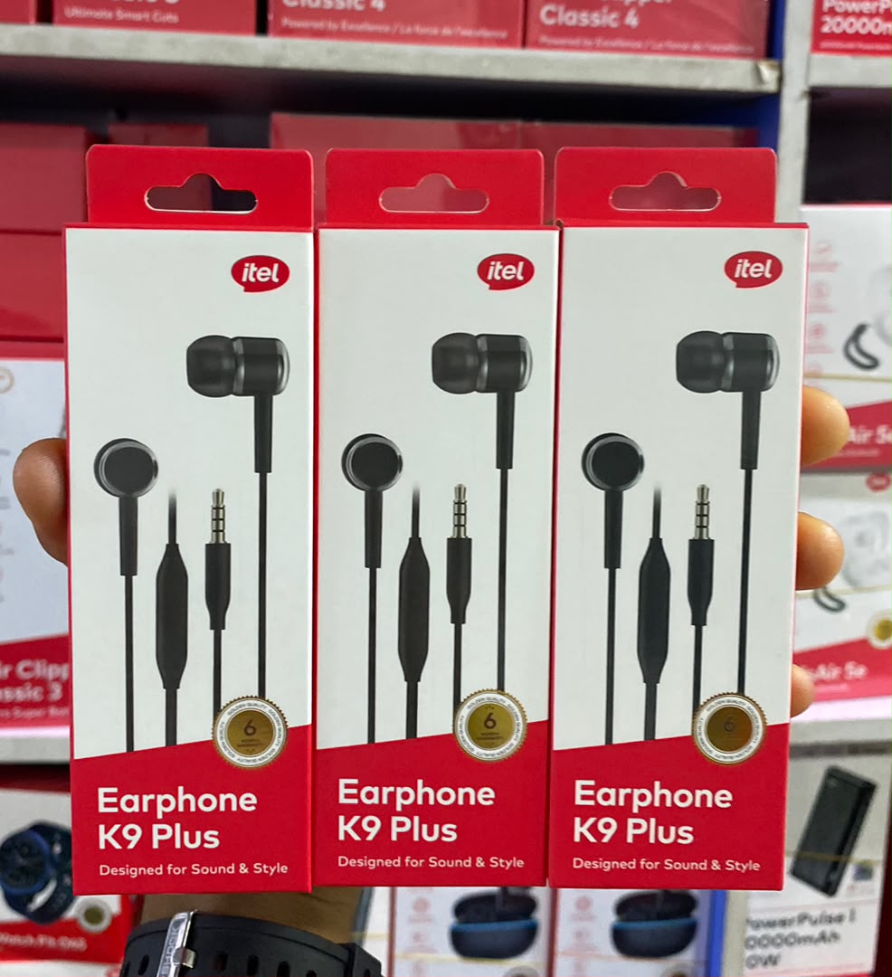 itel K9 Plus Heavy Bass 3.5mm Wired Earphones With Mic - Image 6