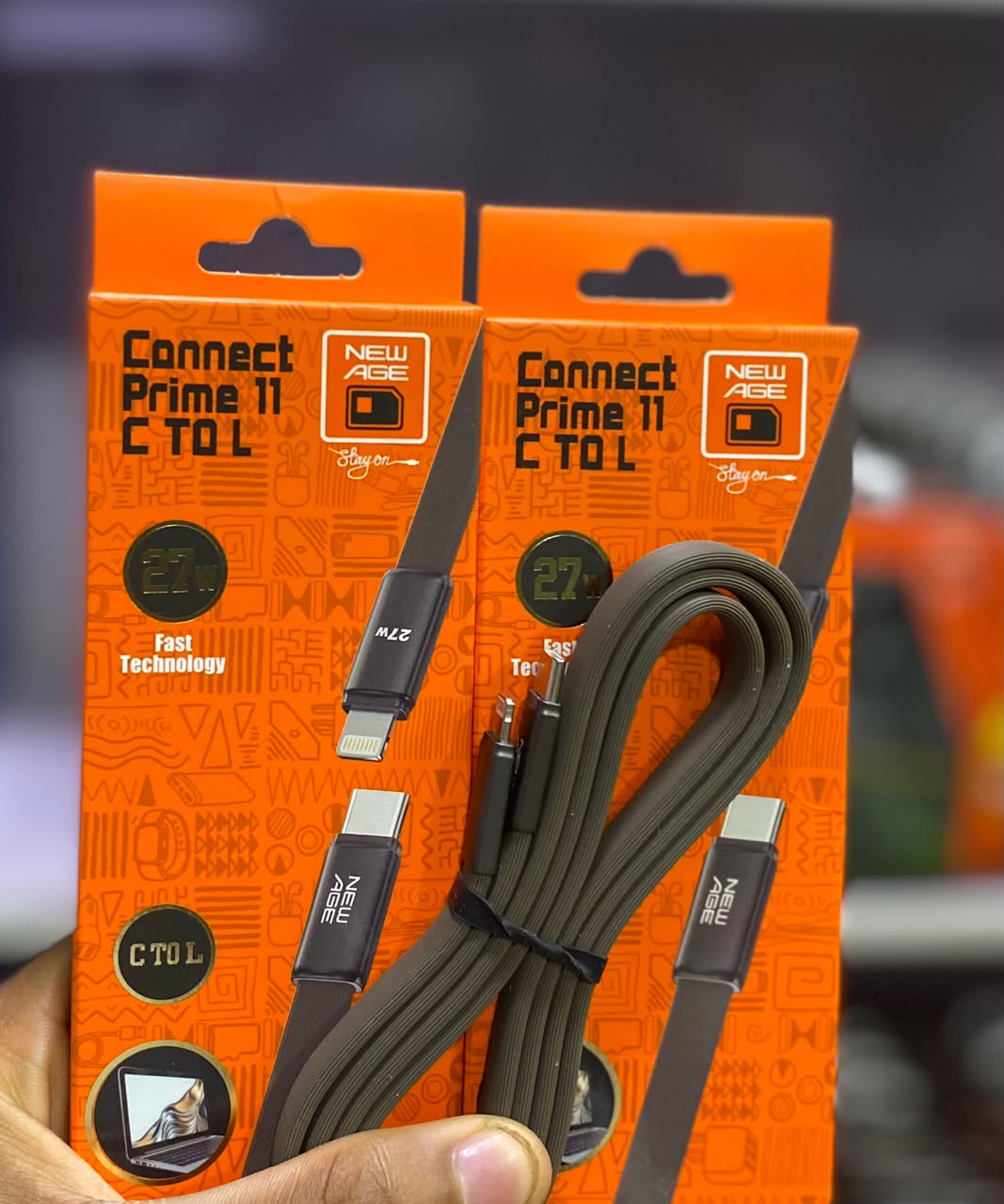 New Age Connect Prime 11 27W Type-C to Iphone Cable Laptop Compatible - Image 4